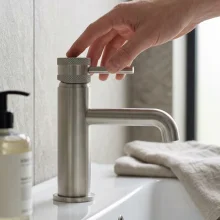 Lancia Score Mono Basin Mixer Tap Brushed Bronze RDB-NU-038