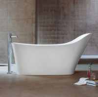 Nebbia - 1600 x 800 - Natural Stone Freestanding Bath - Clearwater