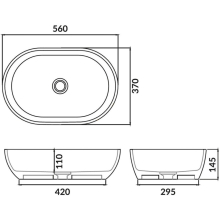 Scudo Neo Gloss Counter Top Basin