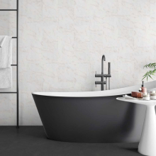 Carrara Marble Matt MEGAboard 1m Wide PVC Wall Panel