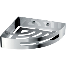 Origins Living Nerva Corner Chrome Shower Basket