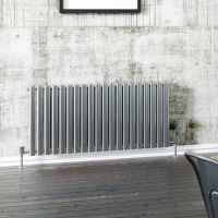 Cove Brushed Stainless Steel Single Sided 600 x 413mm Designer Radiator - DQ Heating