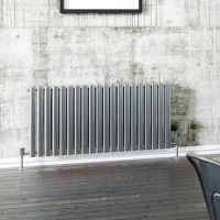 Cove Brushed Stainless Steel Single Sided 600 x 1003mm Designer Radiator - DQ Heating