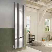 Dune 1800 x 460 Stainless Steel Vertical Radiator Polished Finish - DQ Heating