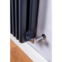 DQ Newey 600 x 821mm Gloss White Horizontal Radiator