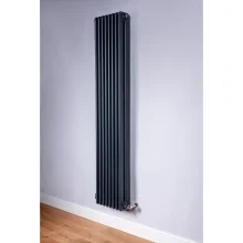 DQ Newey 1800 x 376mm Anthracite Vertical Radiator