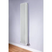 DQ Newey 1800 x 376mm Gloss White Vertical Radiator