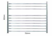 560 x 520mm Sussex Lewes Stainless Steel Towel Rail - JIS Europe