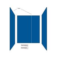 Nuance Pack D - Medium 3 Sided Wall Panel Kit by BushBoard