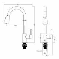 Nuie Doc M Pack - Disabled Bathroom High Toilet, Basin and Grab Rails