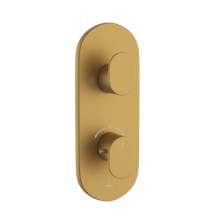 Jaquar Opal Prime Gold Matt Concealed 2 Outlet Shower Valve  
