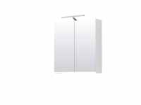 HIB Xenon 50 LED Aluminium Bathroom Mirror Cabinet