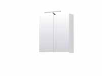 Modular Drift 500mm Double Door Mirror Cabinet With Light & Shave Socket - Origins by Utopia 