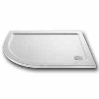 Nuie Pearlstone 1200 x 900 Offset Quadrant Shower Tray LH Nuie