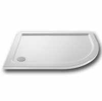Nuie Pearlstone 1200 x 900 Offset Quadrant Shower Tray RH Nuie