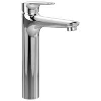Villeroy & Boch O.novo Start Single Lever Tall Basin Mixer Tap Chrome With Waste