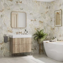 Cantera Stone Showerwall Majestic Waterproof Core Laminate Panels