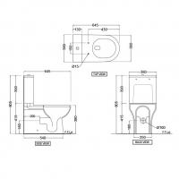 Jaquar Lyric Close Coupled Toilet With Soft Close Seat