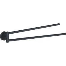 Origins Living Eros Black Double Swing Towel Rail