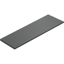 Origins Living Pier 40 Black Smoked Glass Shelf