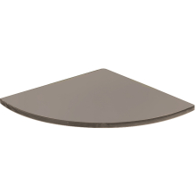 Origins Living Pier Corner Bronze Smoked Glass Shelf