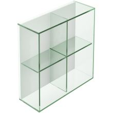 Origins Living Pier Glass 4 Box Square Bathroom Shelf
