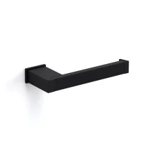 Origins Living S Cube Matt Black Open Toilet Roll Holder