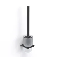 Origins Living S Cube Matt Black Toilet Brush