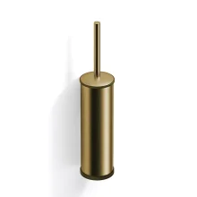 Origins Living Tecno Project Brushed Brass Freestanding Toilet Brush Set