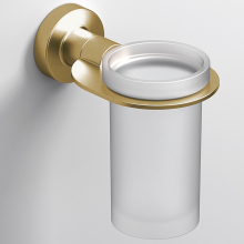 Origins Living Tecno Project Brushed Brass Tumbler Holder