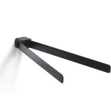 Origins Living Pirenei Matt Black Swing Towel Rail