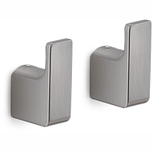 Origins Living Pirenei Brushed Nickel Robe Hooks