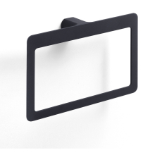 Origins Living Pirenei Matt Black Towel Ring