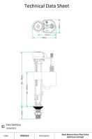 Skylo Bottom Entry Toilet Cistern Fill Valve (1/2" UK) - PP0020 - Viva Sanitary