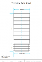 McAlpine Straight Extension Piece 90mm - WC-EXTB