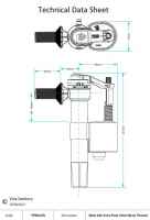 Skylo Side Entry Toilet Cistern Fill Valve (1/2" UK) - PP0012 - Viva Sanitary