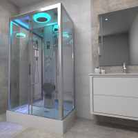Insignia Showers PR115 Premium Hydro Massage Shower Cabin 1150 x 850mm
