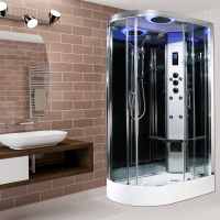 Insignia Showers PR12R-O Premium Hydro Massage Shower Cabin - 1200 x 800mm - Right Hand