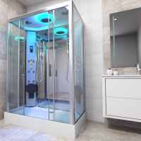 Insignia Showers PR14-RT-S Premium Twin Steam Shower Cabin - 1400 x 900mm
