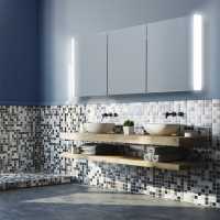 HiB Paragon 120 LED Bathroom Mirror Cabinet - 52100