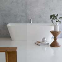 Clearwater Formoso Petite 1500 x 800 Clear Stone Freestanding Bath