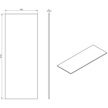 Abacus S3 Linea Concepts Wall Hung Vanity Unit Pack 800mm - Halifax Oak