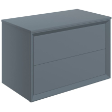 Pekin 800mm Matt Storm Blue Wall Hung Vanity Unit