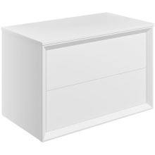 Pekin 810mm Matt White Wall Hung Vanity Unit