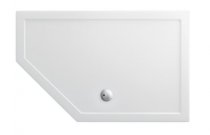 Zamori Pentangle Shower Tray - 1400  x 900 - Left Hand  - Z1401