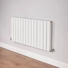 DQ Pica 600 x 590mm White Gloss Horizontal Radiator