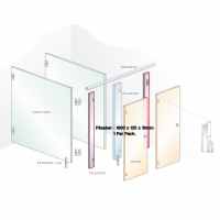 RapidFit MFC - CPil 125 Pilaster Pack - 1800 x 125 x 18mm
