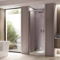 Kudos Pinnacle 8 1500mm Hinged Shower Door for Recess - Left Hand