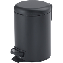 Origins Living Matt Black 5L Potty Pedal Bin