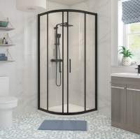Prime Black 900mm 2 Door Quadrant Shower Enclosure